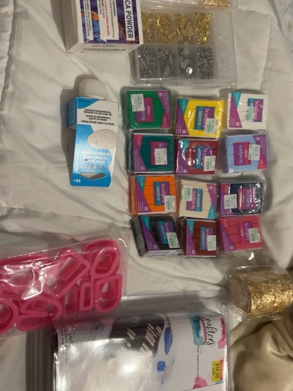 Assorted Polymer Clay Blocks - Multicolor Set for Crafts